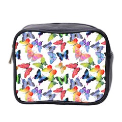 Bright Butterflies Circle In The Air Mini Toiletries Bag (two Sides) by SychEva