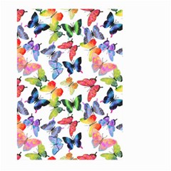 Bright Butterflies Circle In The Air Large Garden Flag (two Sides) by SychEva