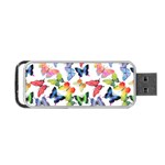 Bright Butterflies Circle In The Air Portable USB Flash (One Side) Front