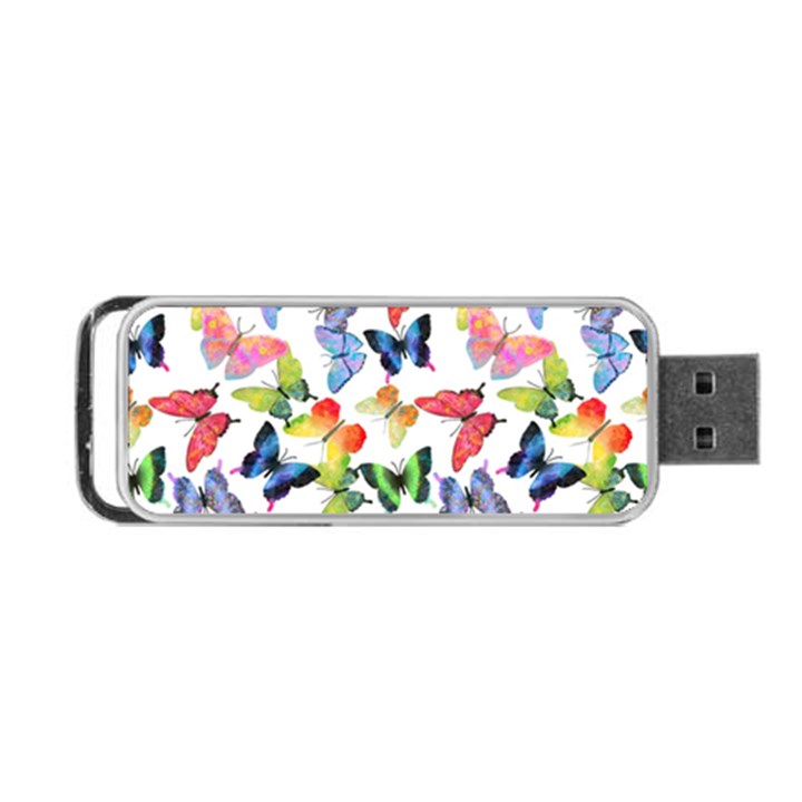 Bright Butterflies Circle In The Air Portable USB Flash (One Side)