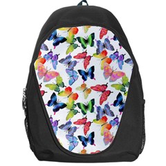 Bright Butterflies Circle In The Air Backpack Bag by SychEva