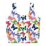 Bright Butterflies Circle In The Air Full Print Recycle Bag (L) Front