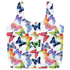 Bright Butterflies Circle In The Air Full Print Recycle Bag (xl) by SychEva