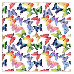 Bright Butterflies Circle In The Air Large Satin Scarf (square) by SychEva