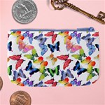 Bright Butterflies Circle In The Air Large Coin Purse Back