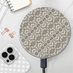 Vintage Pattern Geometric Mosaic Wireless Charger