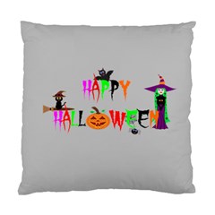 Happy Halloween Cushion Case (two Sided)  by JeanKellyPhoto