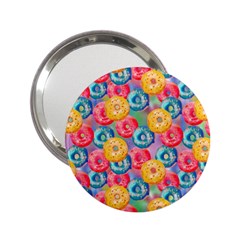 Multicolored Donuts 2 25  Handbag Mirrors by SychEva