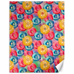 Multicolored Donuts Canvas 12  X 16  by SychEva