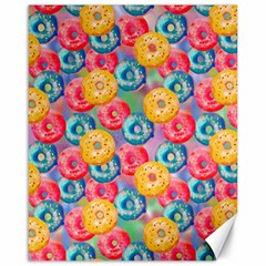 Multicolored Donuts Canvas 16  X 20  by SychEva