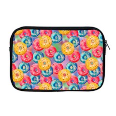 Multicolored Donuts Apple Macbook Pro 17  Zipper Case by SychEva