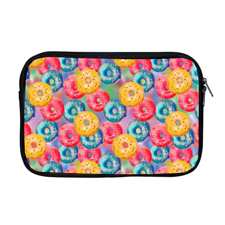 Multicolored Donuts Apple MacBook Pro 17  Zipper Case