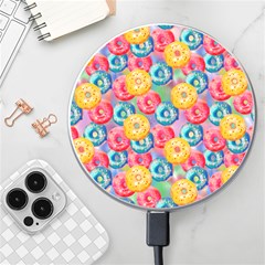 Multicolored Donuts Wireless Charger