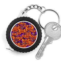 Purple And Orange Pumpkins, Crazy Halloween Pattern, Jack O  Lantern Measuring Tape by Casemiro