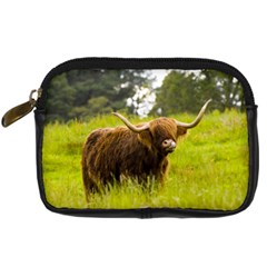 Highland Cow Digital Camera Leather Case by JeanKellyPhoto