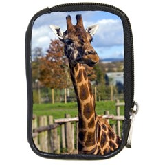 Giraffe Compact Camera Leather Case by JeanKellyPhoto