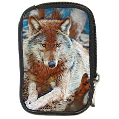 Wolf Compact Camera Leather Case by JeanKellyPhoto