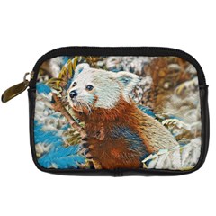 Red Panda Camera Leather Case by JeanKellyPhoto