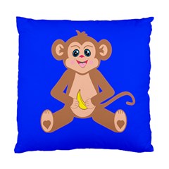 Monkey Cushion Case (two Sided)  by JeanKellyPhoto