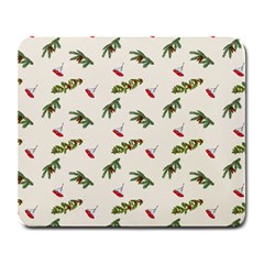 Spruce And Pine Branches Large Mousepads by SychEva