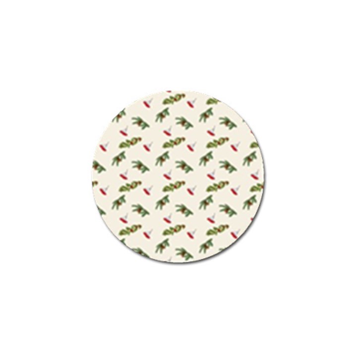 Spruce And Pine Branches Golf Ball Marker