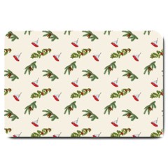 Spruce And Pine Branches Large Doormat  by SychEva