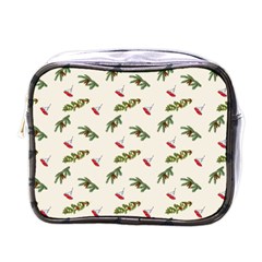 Spruce And Pine Branches Mini Toiletries Bag (one Side) by SychEva