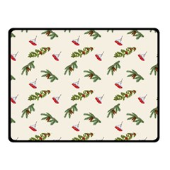 Spruce And Pine Branches Fleece Blanket (small) by SychEva