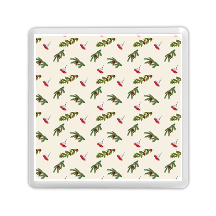 Spruce And Pine Branches Memory Card Reader (Square)