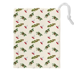 Spruce And Pine Branches Drawstring Pouch (5xl) by SychEva