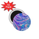 Blue hues feathers 1.75  Magnets (10 pack)  Front