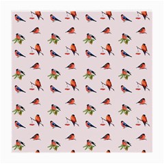 Bullfinches Sit On Branches Medium Glasses Cloth