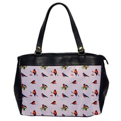 Bullfinches Sit On Branches Oversize Office Handbag