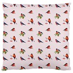 Bullfinches Sit On Branches Standard Flano Cushion Case (Two Sides) Front