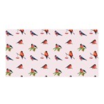 Bullfinches Sit On Branches Satin Wrap Front