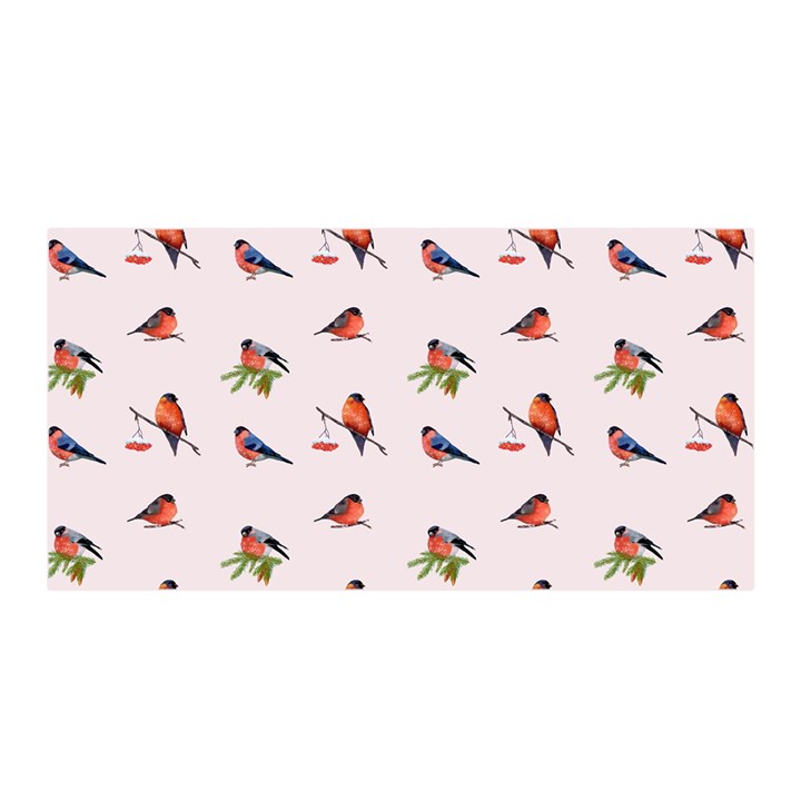 Bullfinches Sit On Branches Satin Wrap