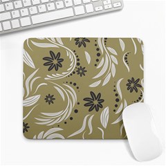 Folk Flowers Pattern Floral Surface Design Seamless Pattern Large Mousepads by Eskimos