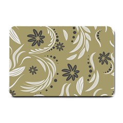 Folk Flowers Pattern Floral Surface Design Seamless Pattern Small Doormat  by Eskimos