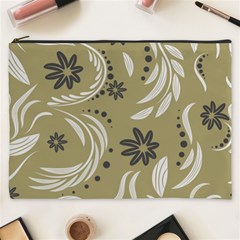 Folk Flowers Pattern Floral Surface Design Seamless Pattern Cosmetic Bag (xxxl) by Eskimos