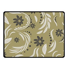 Folk Flowers Pattern Floral Surface Design Seamless Pattern Double Sided Fleece Blanket (small)  by Eskimos