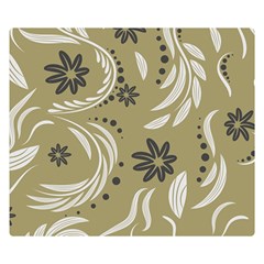 Folk Flowers Pattern Floral Surface Design Seamless Pattern Double Sided Flano Blanket (small)  by Eskimos