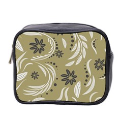 Folk Flowers Pattern Floral Surface Design Seamless Pattern Mini Toiletries Bag (two Sides) by Eskimos