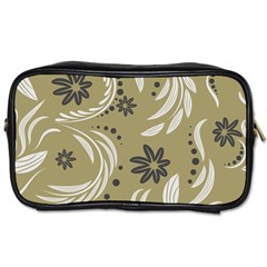 Folk Flowers Pattern Floral Surface Design Seamless Pattern Toiletries Bag (two Sides) by Eskimos