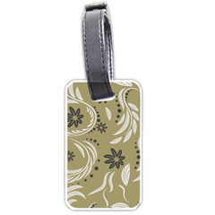 Folk Flowers Pattern Floral Surface Design Seamless Pattern Luggage Tag (one Side) by Eskimos