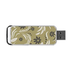 Folk Flowers Pattern Floral Surface Design Seamless Pattern Portable Usb Flash (one Side) by Eskimos