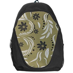 Folk Flowers Pattern Floral Surface Design Seamless Pattern Backpack Bag by Eskimos