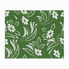 Folk Flowers Pattern Floral Surface Design Seamless Pattern Small Glasses Cloth (2 Sides) by Eskimos