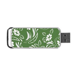 Folk Flowers Pattern Floral Surface Design Seamless Pattern Portable Usb Flash (one Side) by Eskimos