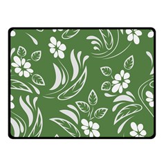 Folk Flowers Pattern Floral Surface Design Seamless Pattern Double Sided Fleece Blanket (small)  by Eskimos