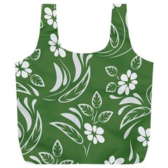 Folk Flowers Pattern Floral Surface Design Seamless Pattern Full Print Recycle Bag (xl) by Eskimos